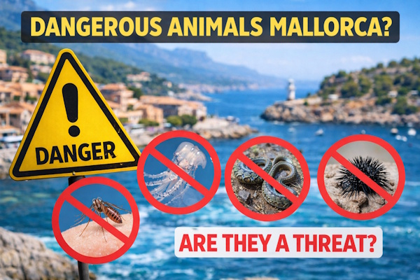 Overview dangerous animals Mallorca